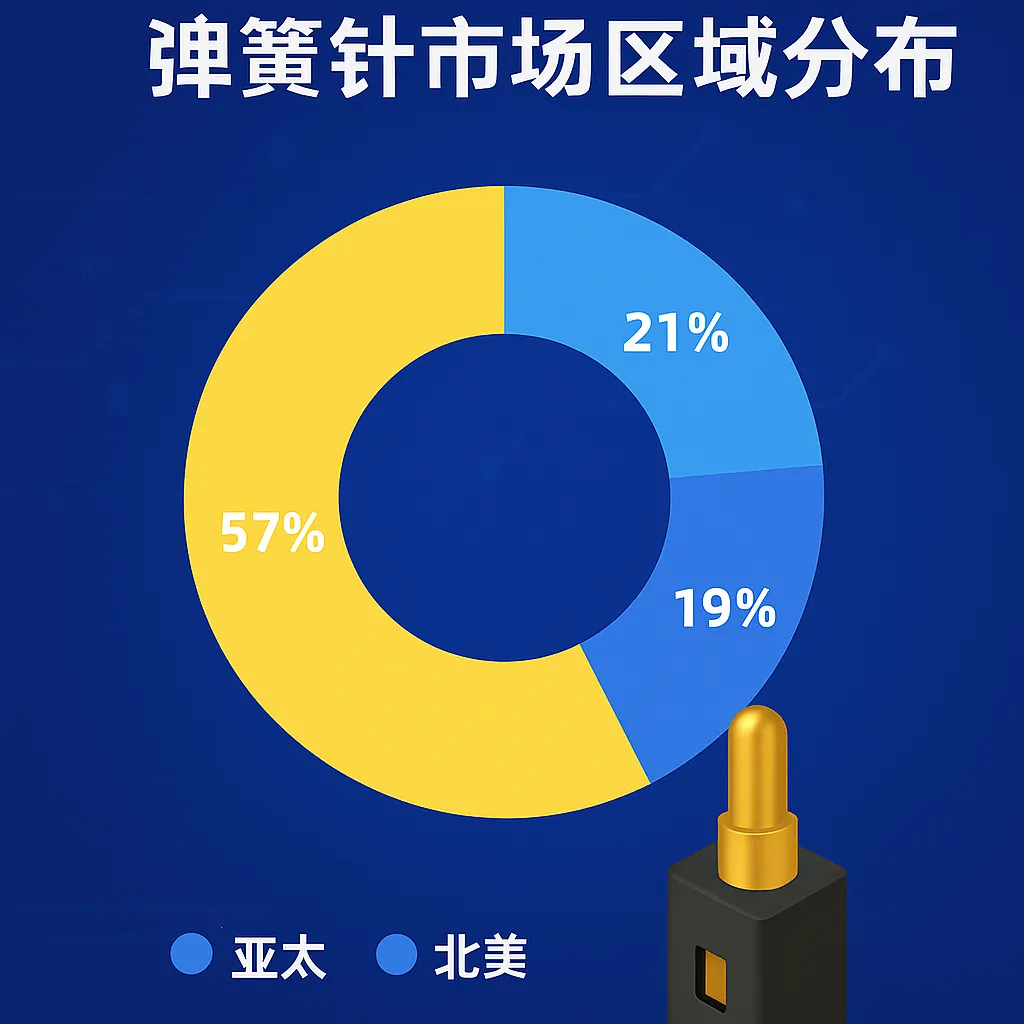 PogoPin弹簧针市场区域分布