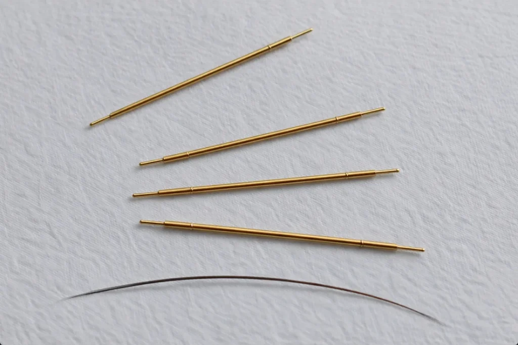 头发丝大小的弹簧探针